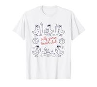 Silly Goose Beach Club Vacanze estive sull'oceano Maglietta
