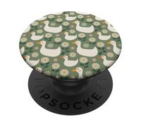 Silly Goose Bird Pattern Duck Animal PopSockets PopGrip Adesivo