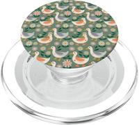 Silly Goose Bird Pattern Duck Animal PopSockets PopGrip per MagSafe