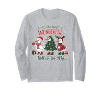 Silly Goose Christmas Il Periodo più Meraviglioso dell'anno Maglia a Manica