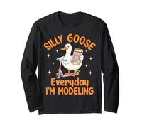 Silly Goose Everyday I'm Modeling Maglia a Manica