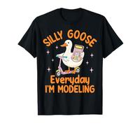 Silly Goose Everyday I'm Modeling Maglietta