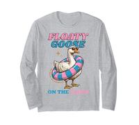 Silly Goose Floaty Goose On The Loose Fun Maglia a Manica