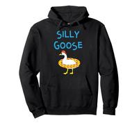 Silly Goose Funny Halloween Sunglasses & Floatie Felpa con Cappuccio