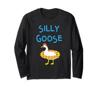 Silly Goose Funny Halloween Sunglasses & Floatie Maglia a Manica