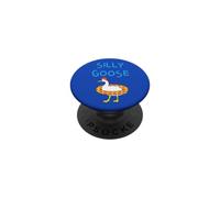 Silly Goose Funny Halloween Sunglasses & Floatie PopSockets PopGrip Adesivo