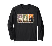 Silly Goose Halloween Duck Francobolli strega fantasma mantello Maglia a Manica