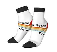 Silly Goose On Board Calzini a tubo per equipaggio Novità Calzini sportivi sportivi per la ventilazione di sport casuali per uomo donna