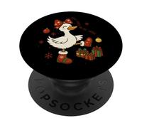 Silly Goose on the Loose Fun Holiday Tema PopSockets PopGrip Adesivo