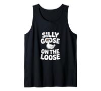 Silly Goose On The Loose Funny Daying Occhiali da Sole Canotta