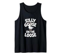 Silly Goose On The Loose Funny Daying Occhiali da Sole Canotta