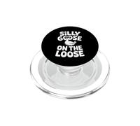 Silly Goose On The Loose Funny Daying Occhiali da sole PopSockets PopGrip per MagSafe