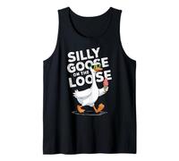 Silly Goose on the Loose - Funny Goose Humor Summer Canotta