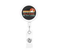 Silly Goose On The Loose Porta badge retrattile Reel Clip Id Card Holder for Nurse Student Office Worker