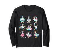 Silly Goose On The Loose Summer Pool Beach Party Maglia a Manica