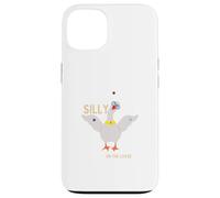 Silly Goose On The Loose Wears Clown vestito giocoleria 3 palle Custodia per iPhone 13