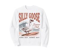 Silly Goose Summer Club Suns out Honks out Felpa