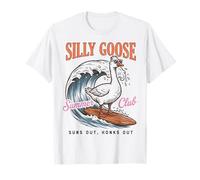 Silly Goose Summer Club Suns out Honks out Maglietta