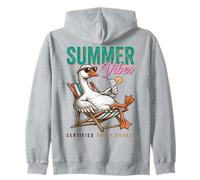 Silly Goose Summer Vibes Certified Beach Honker Felpa con Cappuccio