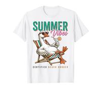 Silly Goose Summer Vibes Certified Beach Honker Maglietta