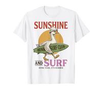 Silly Goose Sunshine Surf Honk Surf Club Summer Maglietta