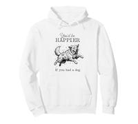 Silly Great Pyrenees - Divertente, Sarei più Felice se avessi Un Cane Felpa con Cappuccio