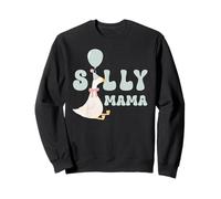 Silly Mama Silly Goose Mamma Compleanno Famiglia Festa di Abbinamento Felpa