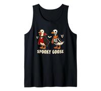 Silly Spooky Goose Halloween Funny Goose Skeleton Vampire Canotta