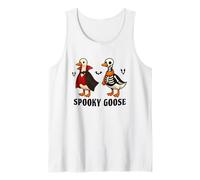 Silly Spooky Goose Halloween Funny Goose Skeleton Vampire Canotta