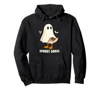 Silly Spooky Goose Halloween Funny Silly Goose Ghost Fall Felpa con Cappuccio