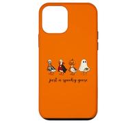 Silly Spooky Goose Halloween Funny Silly Goose Pumpkin Fall Custodia per iPhone 12 mini