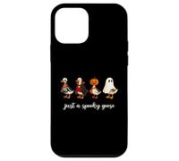 Silly Spooky Goose Halloween Funny Silly Goose Pumpkin Fall Custodia per iPhone 12 mini