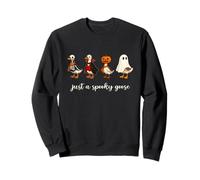Silly Spooky Goose Halloween Funny Silly Goose Pumpkin Fall Felpa
