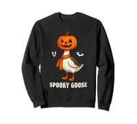 Silly Spooky Goose Halloween Funny Silly Goose Pumpkin Fall Felpa