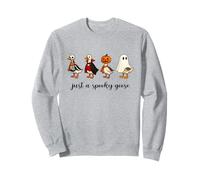 Silly Spooky Goose Halloween Funny Silly Goose Pumpkin Fall Felpa
