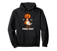 Silly Spooky Goose Halloween Funny Silly Goose Pumpkin Fall Felpa con Cappuccio