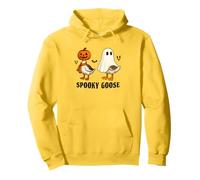 Silly Spooky Goose Halloween Funny Silly Goose Pumpkin Ghost Felpa con Cappuccio