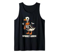Silly Spooky Goose Halloween Funny Silly Goose Skeleton Fall Canotta