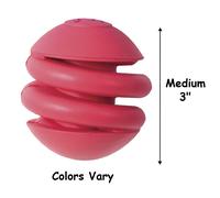 Silly Suoni Molla Palla Giocattolo Cane GOMMA Naturale Spirale Colori Vari