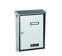 SILMEC Cassetta Postale Alluminio Silver A Parete