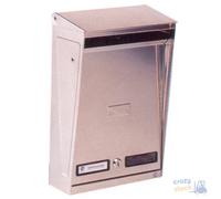 Silmec S.R.L. Cassetta Per Riviste Silmec Inox Con Tetto Cm 39X25X9/14