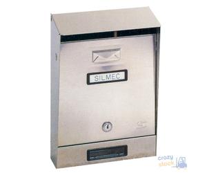 Silmec S.R.L. Cassetta Posta Inox 001 Con Tetto Cm 32,5X22X7,5/11