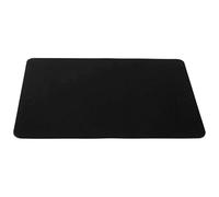 silmo Tappetino Mouse 32 x 27 cm medio, nero, Bordo tagliato al laser, Durevoli, antiscivolo e silenzioso, gioco, ufficio, casa, lavabile, arrotolabile, Tappetini per il Gaming Mousepad