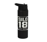 Silo 18 Est. 2052 La Stampa della Luce Stainless Steel Insulated Water Bottle