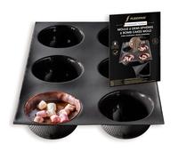 Silpat Flexipan - Stampo antiaderente originale realizzato a mano in Francia dal 1965, apprezzato da chef di livello mondiale, tecnologia Flexipan® certificata per uso alimentare (6 torte)