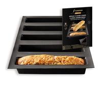 Silpat Flexipan - Stampo antiaderente originale realizzato a mano in Francia dal 1965, apprezzato da chef di livello mondiale, tecnologia Flexipan® certificata per alimenti (5 pagnotte lunghe)
