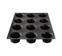 Silpat FLEXIPAN Stampo per muffin - 12 dolci morbidi o salati - Cottura uniforme, antiaderente, ad alta resistenza, accessorio per pasticceria, cucina, parti individuali, fabbricazione francese