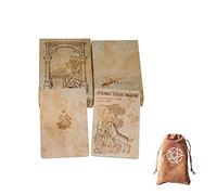Silson Carte dei Tarocchi di Lenormand, Mazzo di Tarocchi con Borsa in Velluto, Gioco di Carte Occulto per Adulti, 36 Carte, Dimensioni: 9 x 6 cm, Età Consigliata: 21+