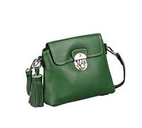 SilteD Moda Mini borsa a tracolla da donna borsa a tracolla in pelle morbida alla moda e versatile (colore: beige, dimensioni: 8 x 6 x 3"), verde, 8*6*3''