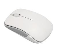 SilteD RajoNN Mouse ergonomico, formato mini Comodo utilizzo del mouse senza fili portatile da 2,4 GHz per viaggi a casa (bianco)